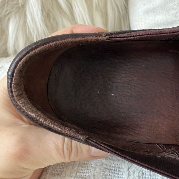 Patagonia Women's Better Clog Size 8.5 Brown Leather Slip On Rubber Outsole - Picture 3 of 11